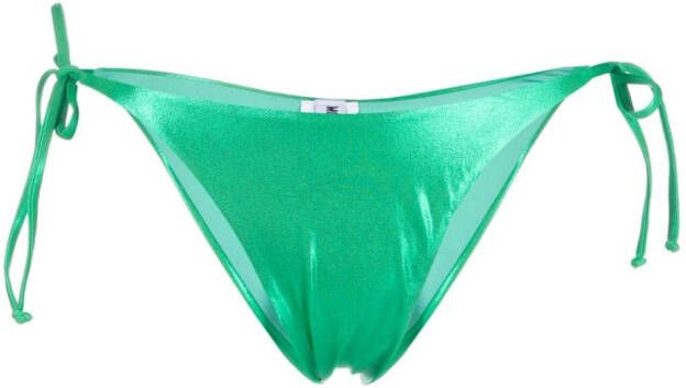 Moschino Bikinislip met gestrikte zijkant Groen