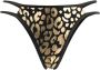 Moschino Bikinislip met luipaardprint Zwart - Thumbnail 1