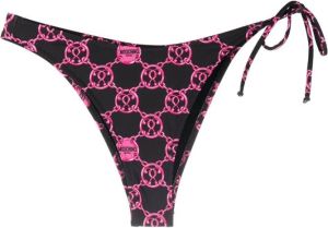 Moschino Bikinislip met striksluiting Roze