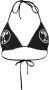 Moschino Bikinitop met vraagteken Zwart - Thumbnail 1