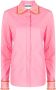 Moschino Blouse met contrasterend stiksel Roze - Thumbnail 1