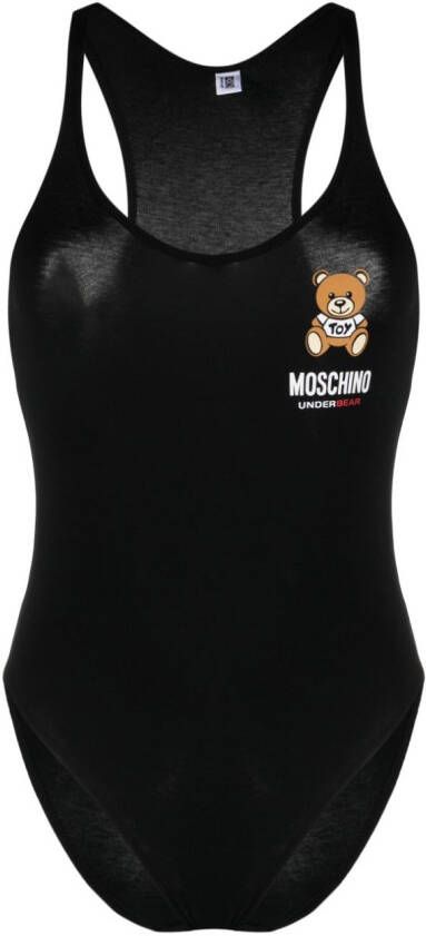 Moschino Body met teddybeerprint Zwart
