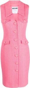 Moschino Bouclé jurk Roze