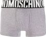 Moschino Boxershorts met logo tailleband Grijs - Thumbnail 1