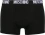 Moschino Boxershorts met logo Zwart - Thumbnail 1