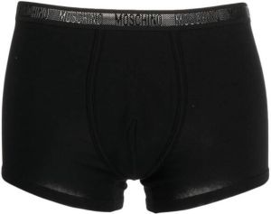 Moschino Boxershorts met logoband Zwart