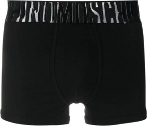 Moschino Boxershorts met logoprint Zwart