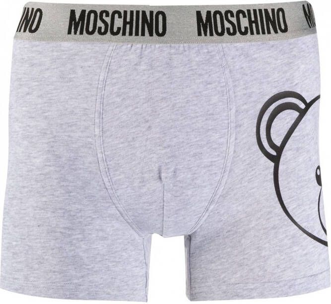 Moschino Boxershorts met print Grijs