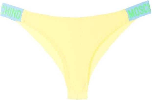 Moschino Braziliaanse bikinislip Geel