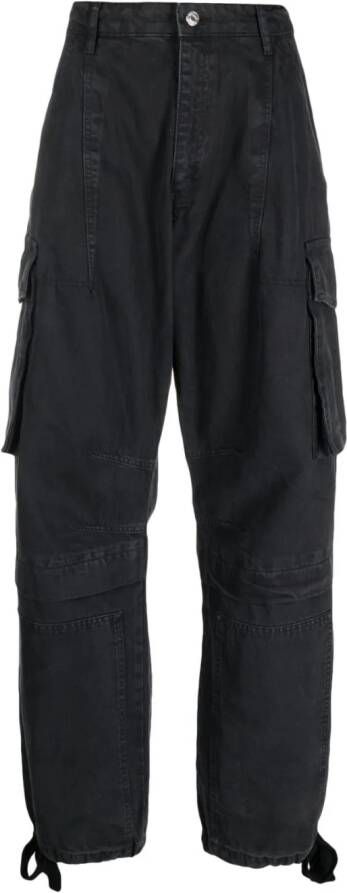 Moschino cago-pocket cotton track pants Zwart