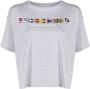 Moschino T-shirt met logo Grijs - Thumbnail 1