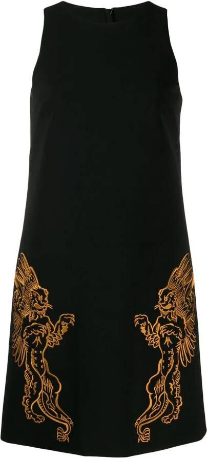 Moschino Crêpe jurk Zwart