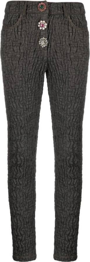 Moschino Cropped broek Zwart