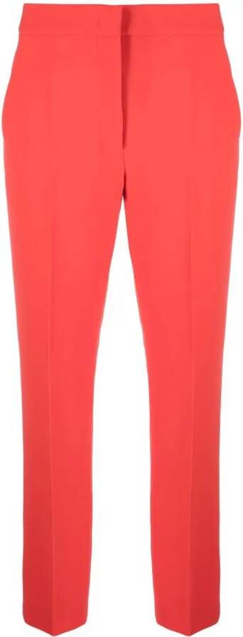 Moschino Cropped pantalon Rood