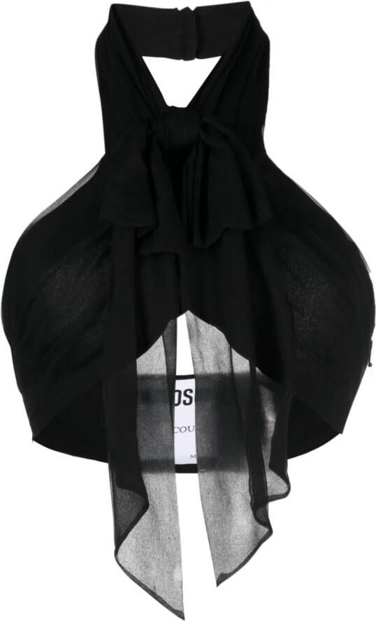 Moschino Cropped top Zwart