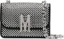 Moschino Crossbodytas verfraaid met kristallen Zwart - Thumbnail 1