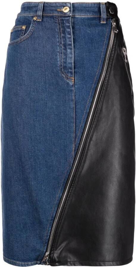 Moschino Asymmetrische rok Blauw