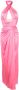 Moschino Gedrapeerde maxi-jurk Roze - Thumbnail 1