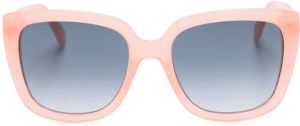 Moschino Eyewear Bril met logo Roze