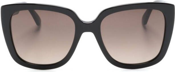 Moschino Eyewear Bril met logo Zwart