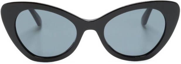 Moschino Eyewear Bril met logo Zwart