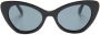 Moschino Eyewear Bril met logo Zwart - Thumbnail 1