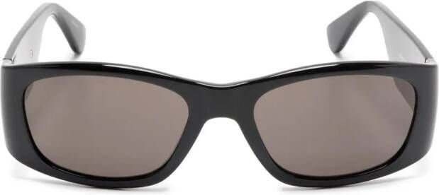 Moschino Eyewear Zonnebril met rechthoekig montuur Zwart
