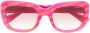 Moschino Eyewear Zonnebril met cat-eye montuur Roze - Thumbnail 1