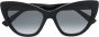 Moschino Eyewear Zonnebril met cat-eye montuur Zwart - Thumbnail 1