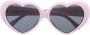 Moschino Eyewear Zonnebril met hartjes montuur Roze - Thumbnail 1
