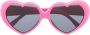 Moschino Eyewear Zonnebril met hartjes montuur Roze - Thumbnail 1
