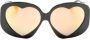 Moschino Eyewear Zonnebril met hartvormig montuur Zwart - Thumbnail 1