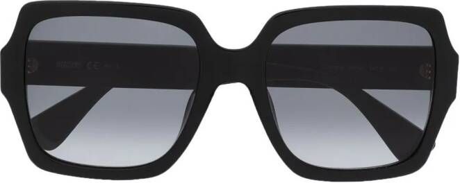 Moschino Eyewear Zonnebril met oversized montuur Zwart