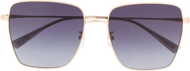 Moschino Eyewear Zonnebril met vierkant montuur Goud