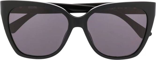 Moschino Eyewear Zonnebril met vierkant montuur Zwart