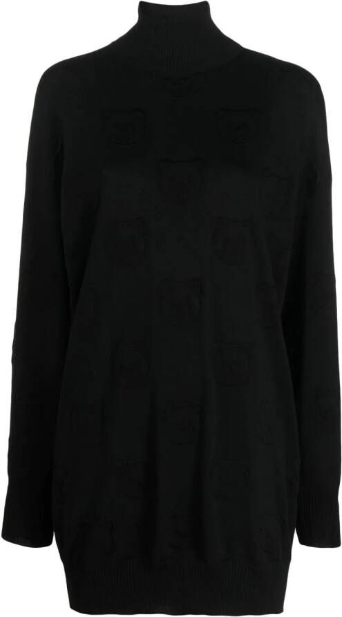 Moschino Gebreide mini-jurk Zwart