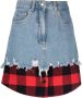MOSCHINO JEANS Gelaagde rok Blauw - Thumbnail 1