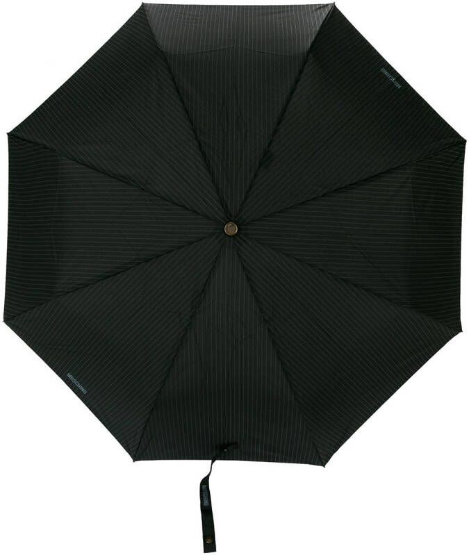 Moschino Gestreepte paraplu Zwart