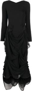 Moschino Gewatteerde jurk Zwart