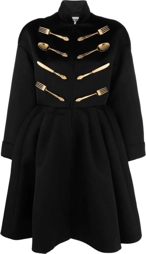 Moschino Flared jurk Zwart