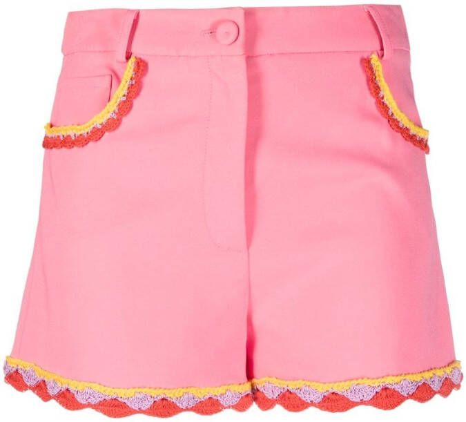 Moschino High waist shorts Roze