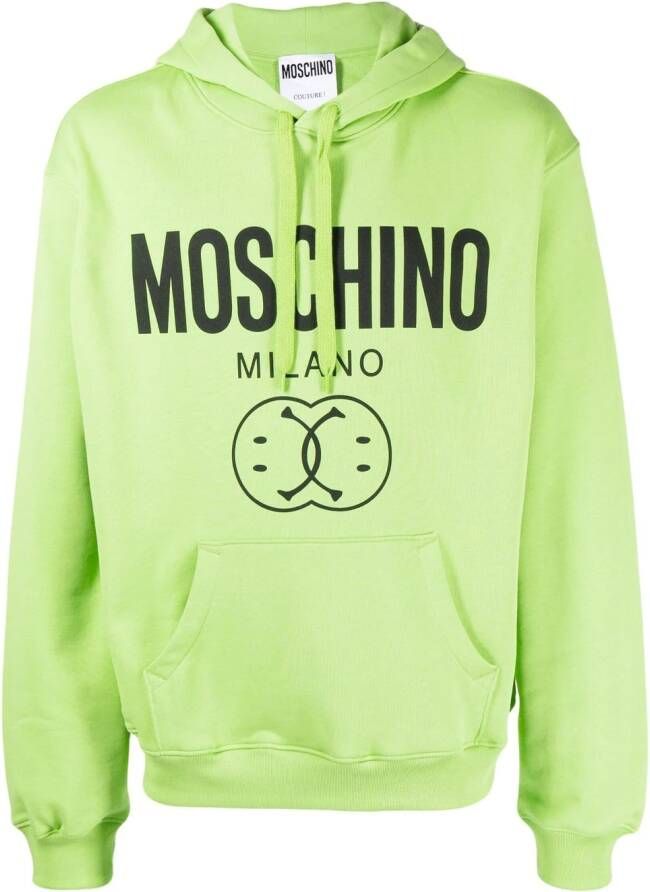 Moschino Hoodie met logoprint Groen