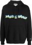 Moschino Hoodie met logoprint Zwart - Thumbnail 1