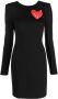 Moschino Mini-jurk met lange mouwen Zwart - Thumbnail 1