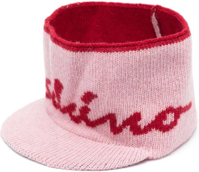 Moschino Intarsia hoed Roze