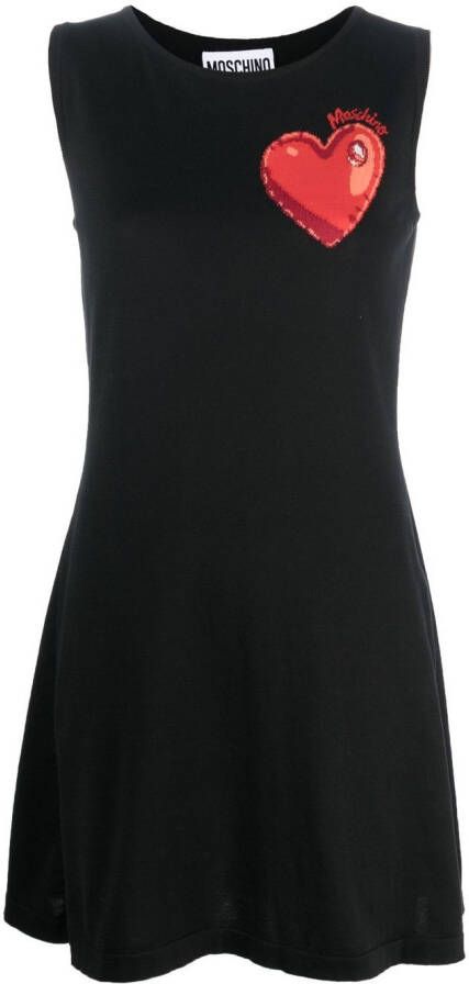 Moschino Intarsia jurk Zwart