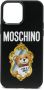 Moschino Telefoonaccessoires I-Techero Cover voor iPhone 13 Pro Max Black Dames - Thumbnail 1