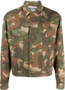 Moschino Jack met camouflageprint Groen