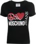 MOSCHINO JEANS T-shirt met logoprint Zwart - Thumbnail 1