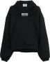 MOSCHINO JEANS Hoodie met logoprint Zwart - Thumbnail 1